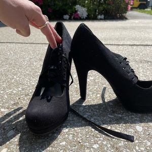 Never worn heels. Comfortable for being heels